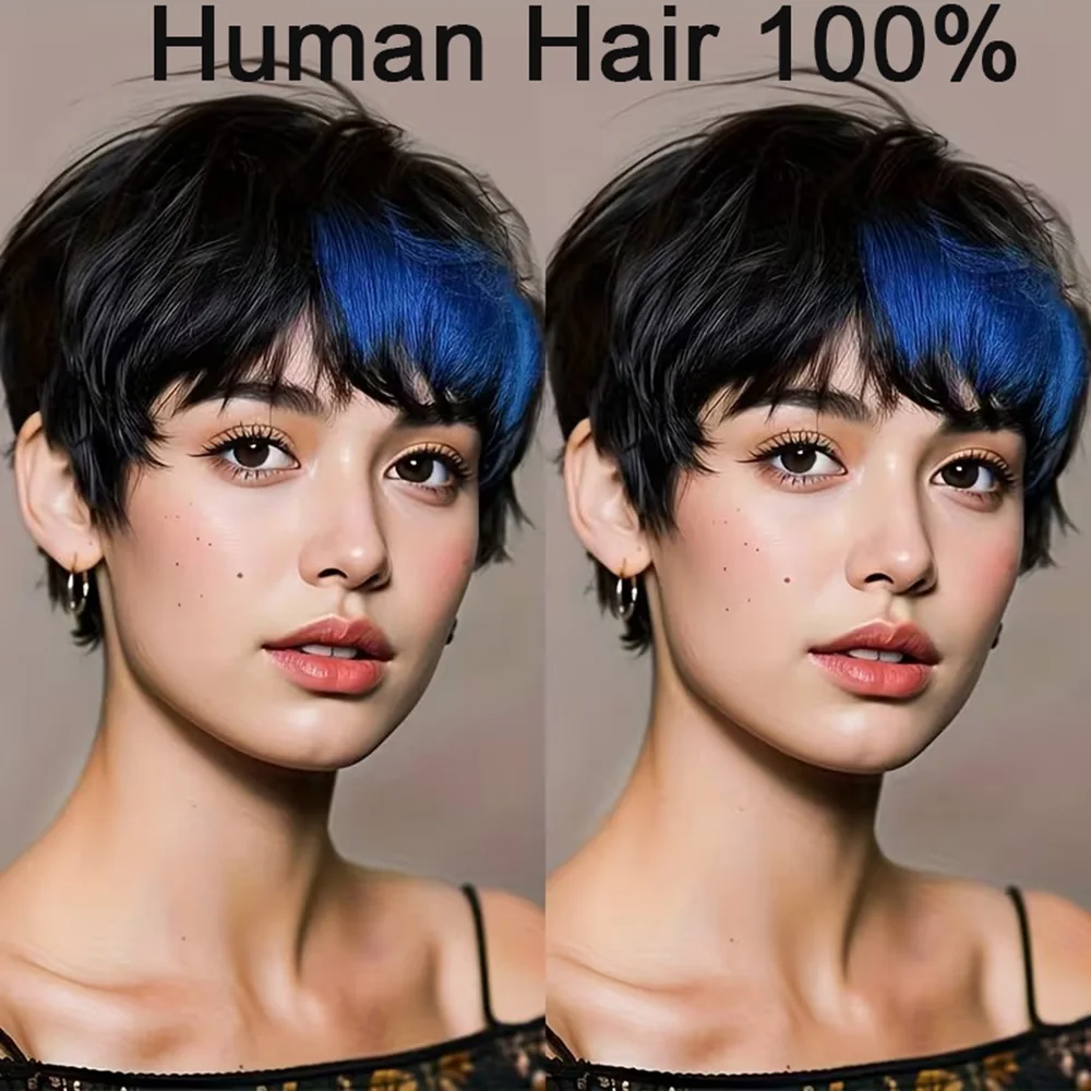 Black With Blue Hig… - image