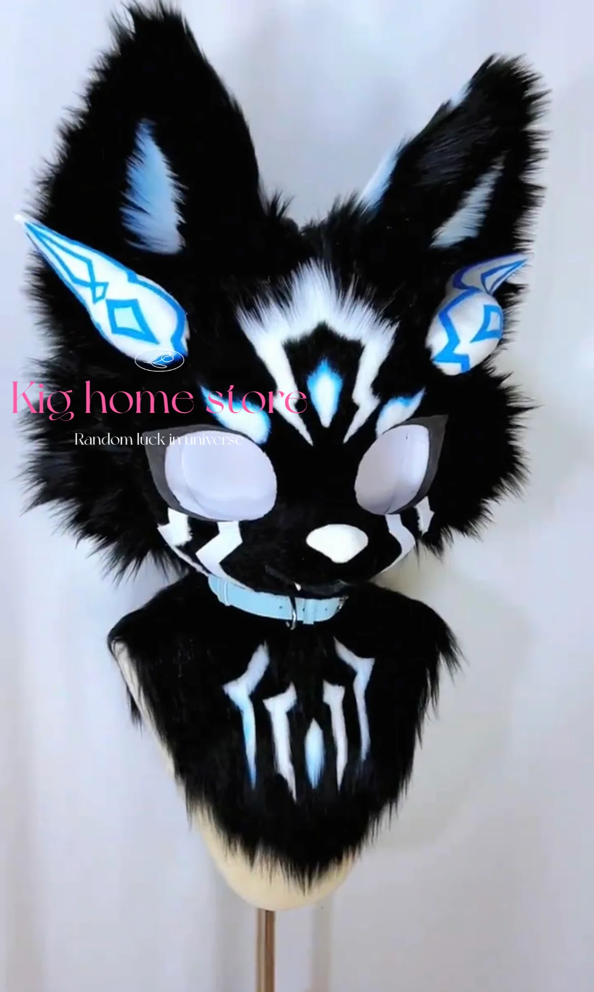 Fursona Dog Wolf Fantasias Cosplay, Fursuit Headsets, Bonito Peludo, Personalizado, Cabeça Fursona, Compartimento, Furries Boneca, Kawaii Série Animal