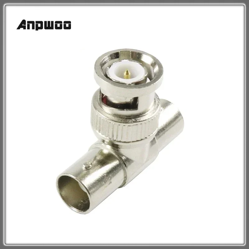

1 Male to 2 Female BNC T Adapter Connector Splitter Coupler CCTV Jack Plug 5 pcs