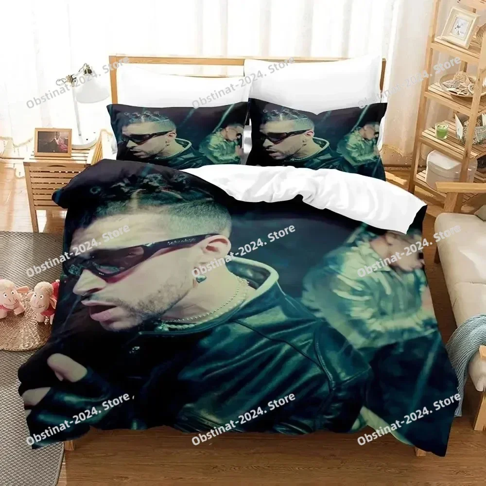 3D Daddy Yankee Bedding Set Printed single Comforter Quilt Bed Cover Soft Duvet Cover Pillow Case 3 Pieces Sets Kids Adult Size