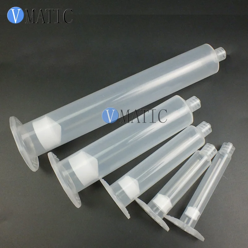 Free Shipping 30cc/ml US Style Dispenser Plastic Pneumatic Syringe Transparent Dispensing Syringes With Piston