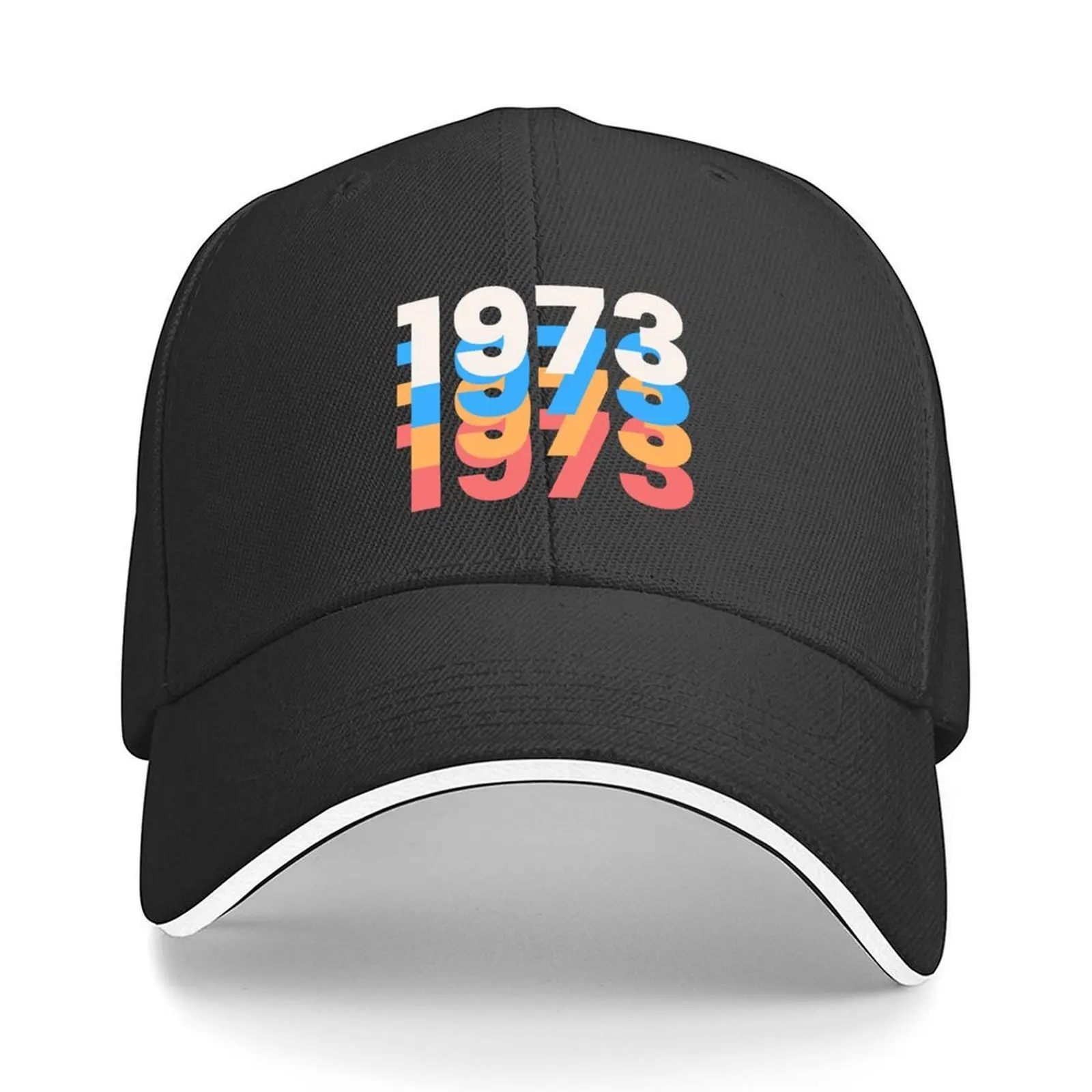 

Copy of Vintage 1973, 50th Birthday awesome Gift Baseball Cap Visor Luxury Cap Hat Luxury Brand fishing hat Men's Caps Women's