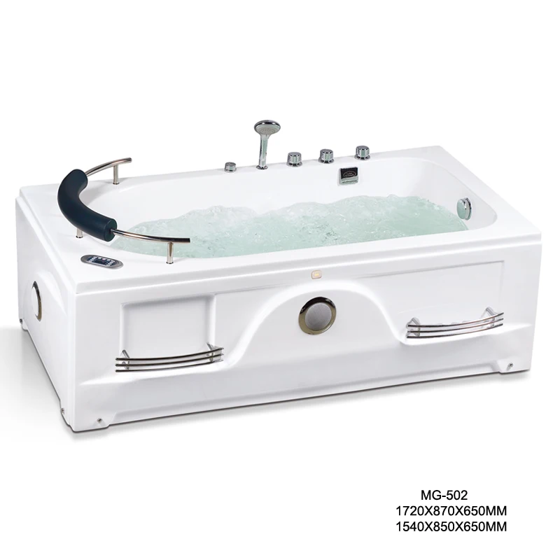 Whirlpool BathBest Selling 2 Person Acrylic Bathtub Whirlpool Led On The Bottom Outdoor Massage Hot Tub Spa Jacuzzier Indoor Bat