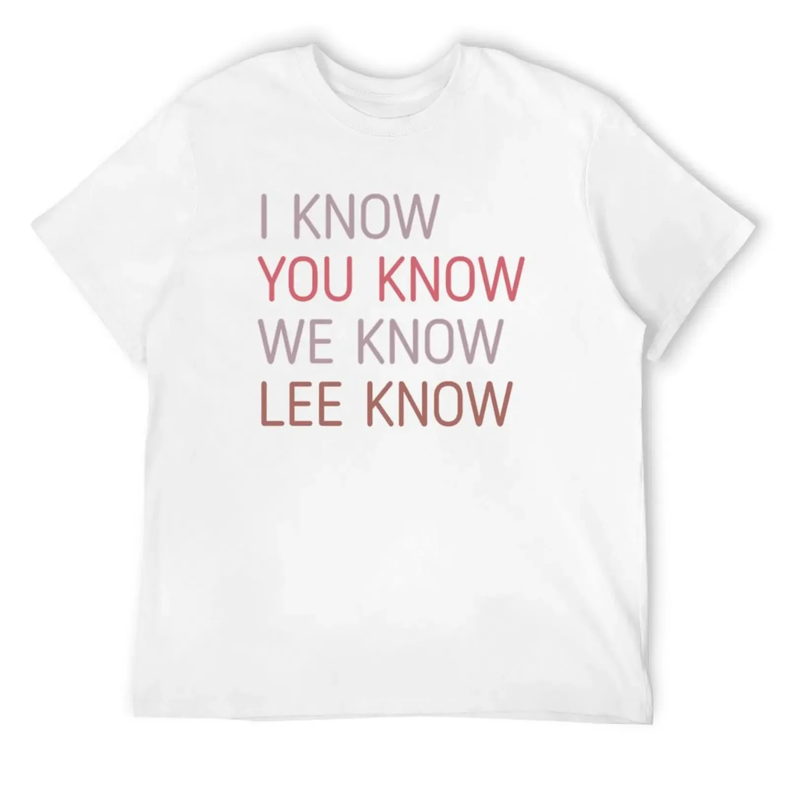 

Пастельная футболка I Know You Know We Know Lee с графическим рисунком, футболка в стиле хиппи, заготовки для одежды, тяжелые футболки для мужчин и женщин