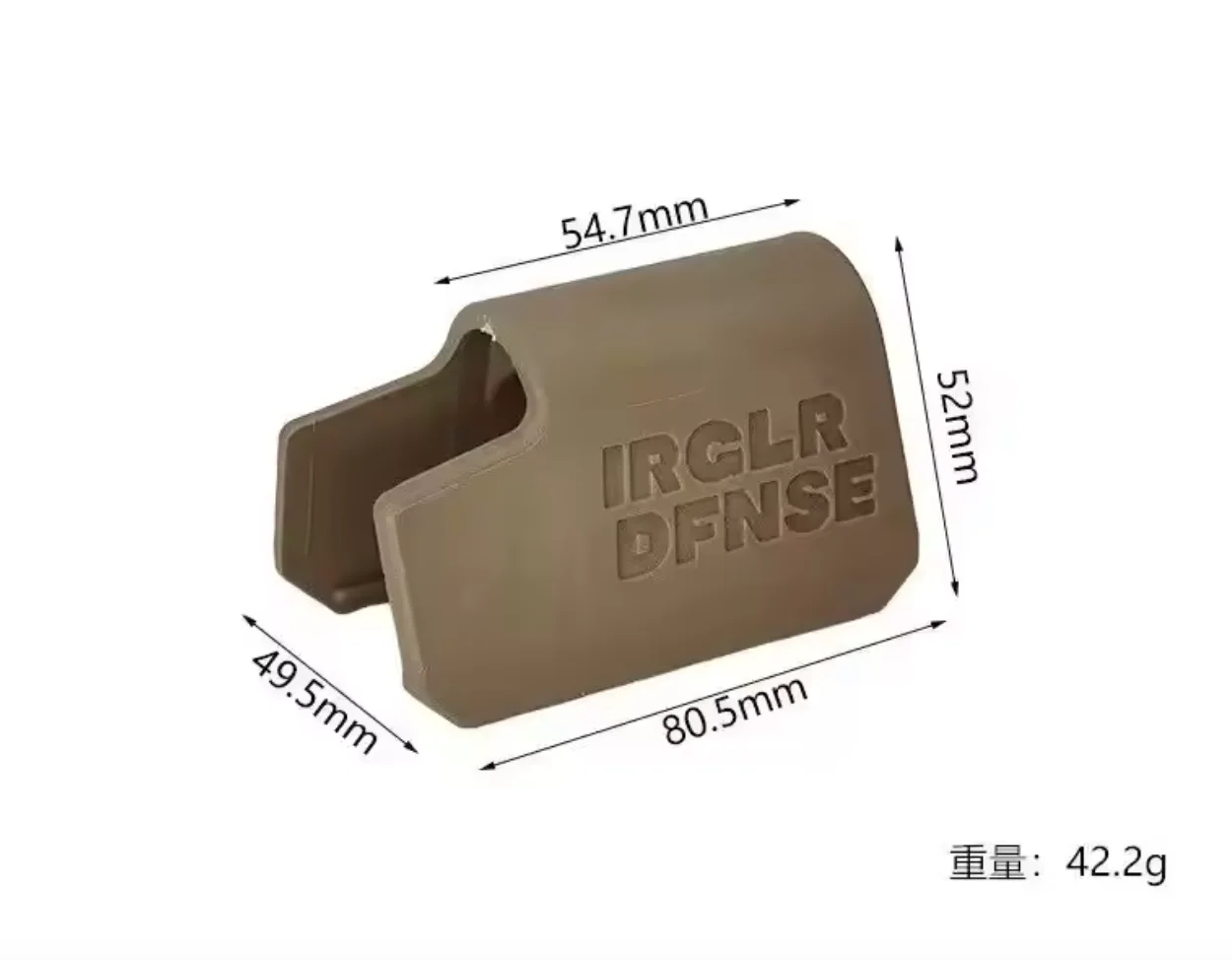 actical Rifle Butt Stock Cheek Riser Height Increase Pad - Durable Lightweight Rear Support for MOE SL-K Hunting Shooting