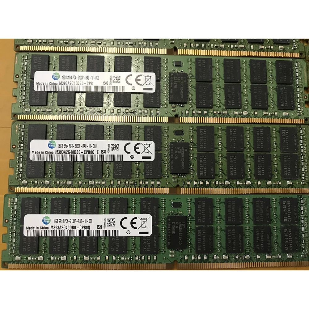 

1PCS 16GB 2RX4 PC4-2133P DDR4 Server Memory For Samsung RAM M393A2G40DB0-CPB0Q