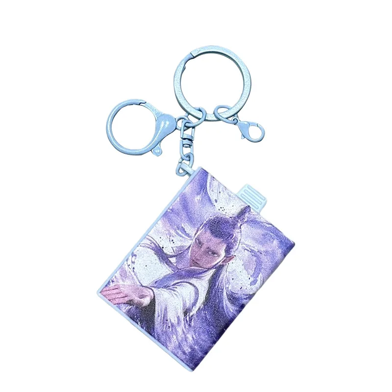 Portachiavi di animazione Minso Naohai Ciondolo creativo di cartone animato Portachiavi per auto Little Nezha