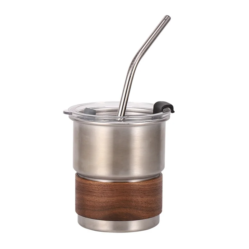 

ABUH-Portable Stainless Steel Coffee Mug Ideal For Outdoor Picnic Fishing & Camping Adventures