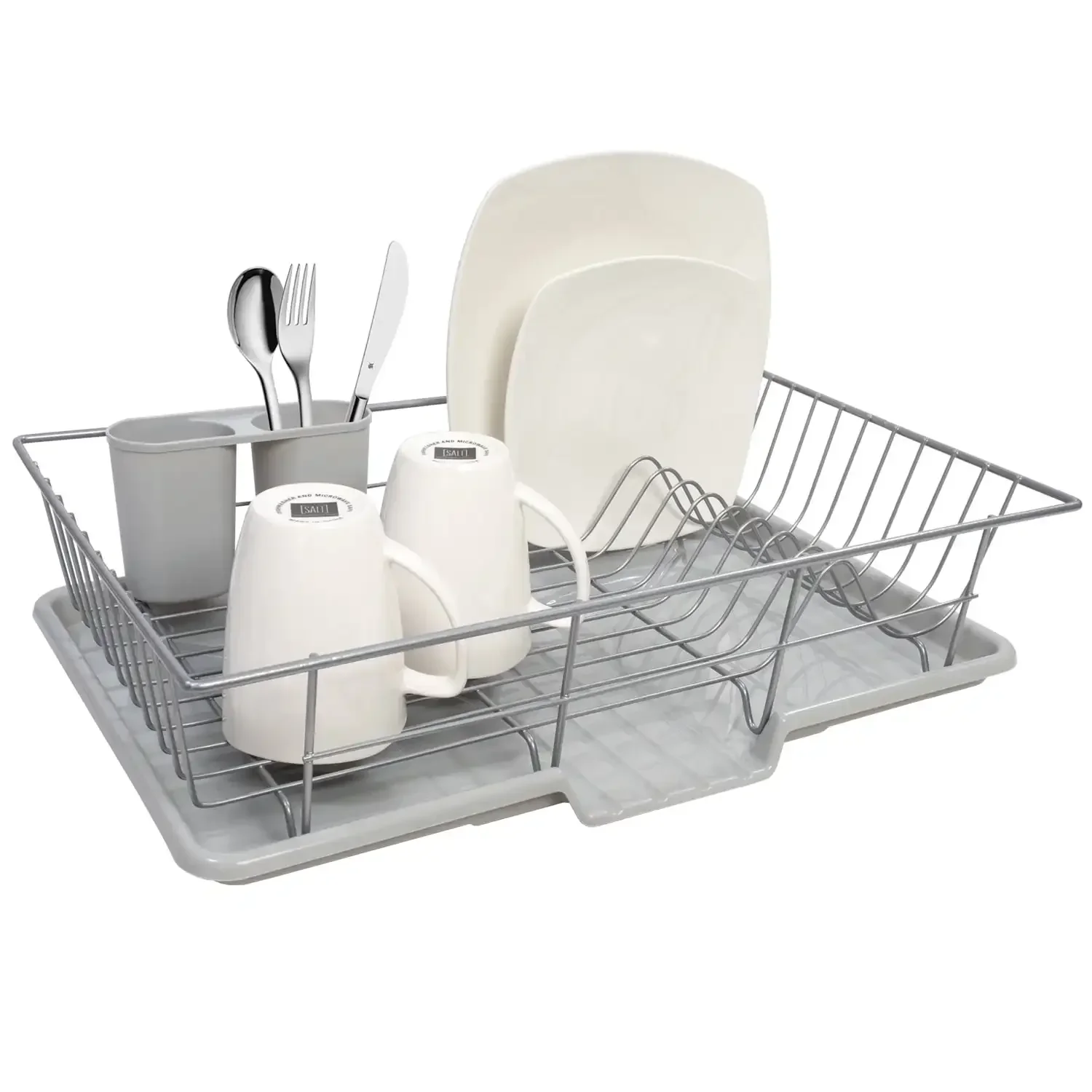 

3-Piece Kitchen Sink Dish Drainer Set - Various Colors to Choose From