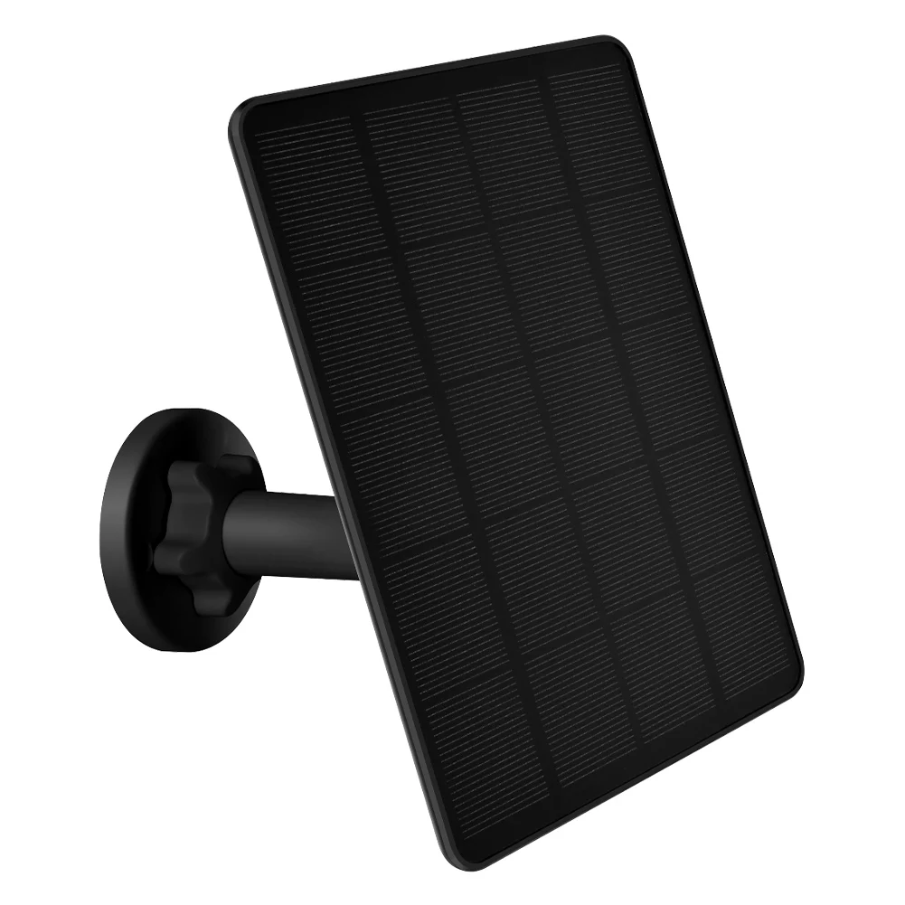 3W 12V/6V Trail Camera Solar Panel 360° Rotation Build-in 5000mAH Battery Trail Cam Solar Panel for Hunting Camera/Deer Feeder