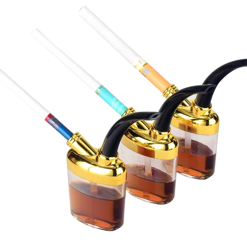 Portable Mini Handheld Cigarette Tube Filter Water Pipe Health Filter Water Pipe Men'S Cigarette Smoking Accessories Men'S Gifts