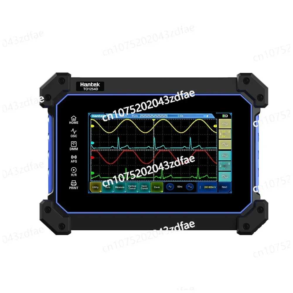 Hantek TO1254D TO1154D TO1204D Touch Screen Digital Oscill 4 Channels Portable USB Oscill + 25Mhz Signal Source+Meter