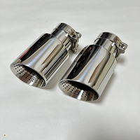 1pcs CARS attachment Exhaust pipe stainless steel 304 tail throat horn outlet hole large diameter 89mm 101mm 114mm size