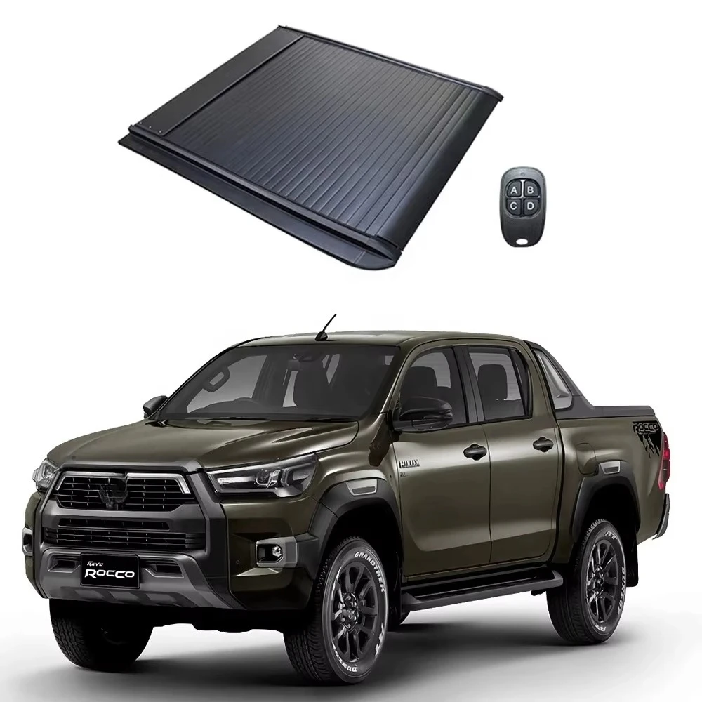 Truck Bed Cover Hard Aluminum Electric Retractable Tonneau Cover for  Colorado silverado