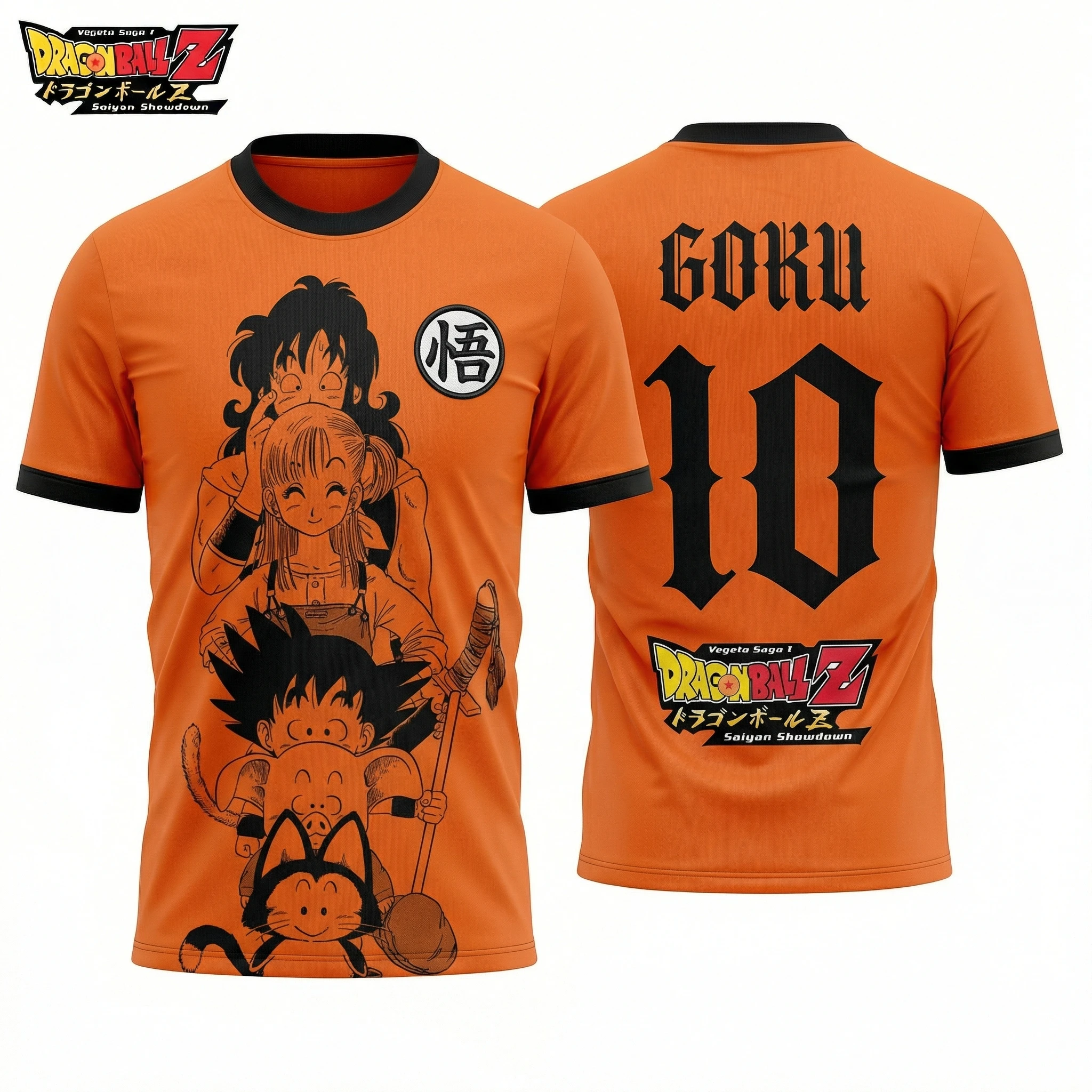2026 Summer Dragon Ball Retro Fitness T-shirt Men's Oversized 3D Printed Short-sleeved Family Unisex Children's Sports Shirt