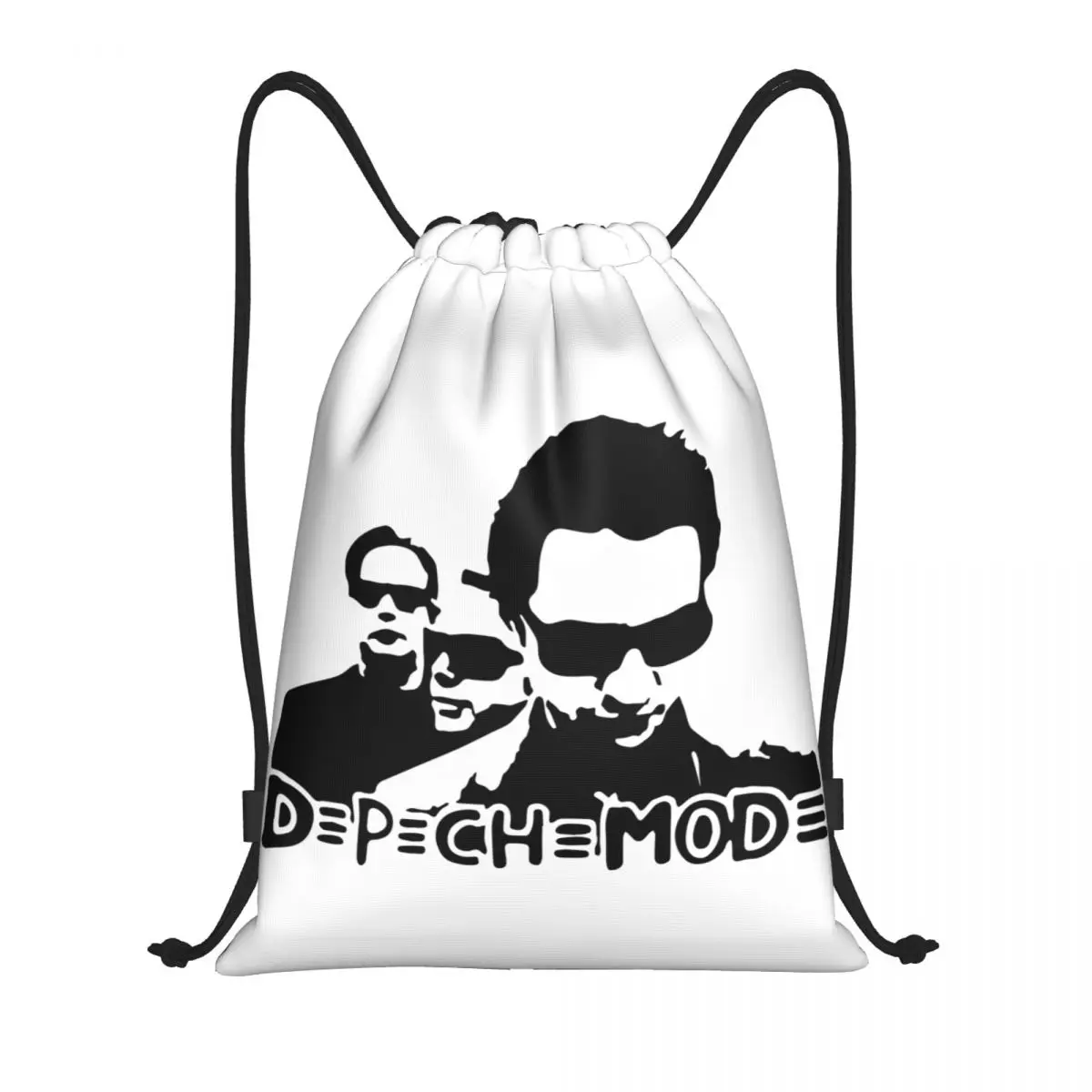 Custom Electronic Rock Depeche Cool Mode Trekkoord Tas Voor Winkelen Yoga Rugzakken Dames Heren Sport Gym Sackpack