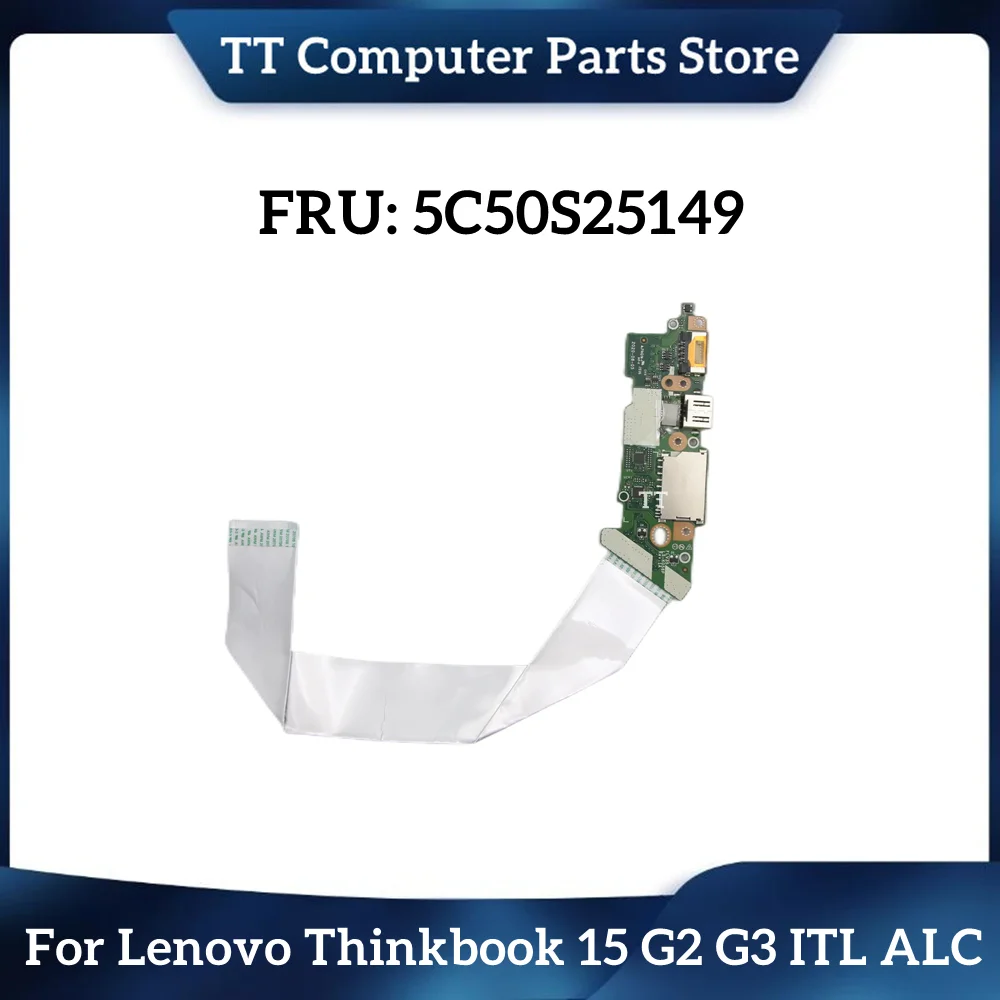 

TT New Original For Lenovo Thinkbook 15 G2 G3 ITL ALC Laptop Function Board USB Network Card Board With Cable 5C50S25149