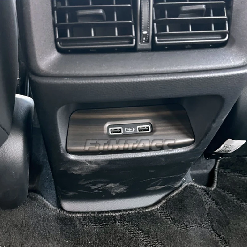 ABS Peach Wood-Style Interior Trim Accessories for Honda CR-V 2023–2024 description 14