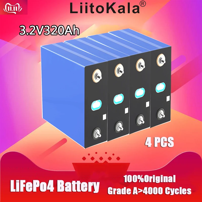 

Аккумуляторная батарея LiitoKala Lifepo4, 3,2 в, а/ч, 12 В для самостоятельной сборки, используется для освобождения от налогов на электромобили системы солнечного хранения
