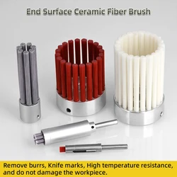 End Surface Ceramic Fiber Brush A11 A21 A31 Oil Stone Wire For Polishing Deburring Flat Metal Surfaces And Removing Knife Marks