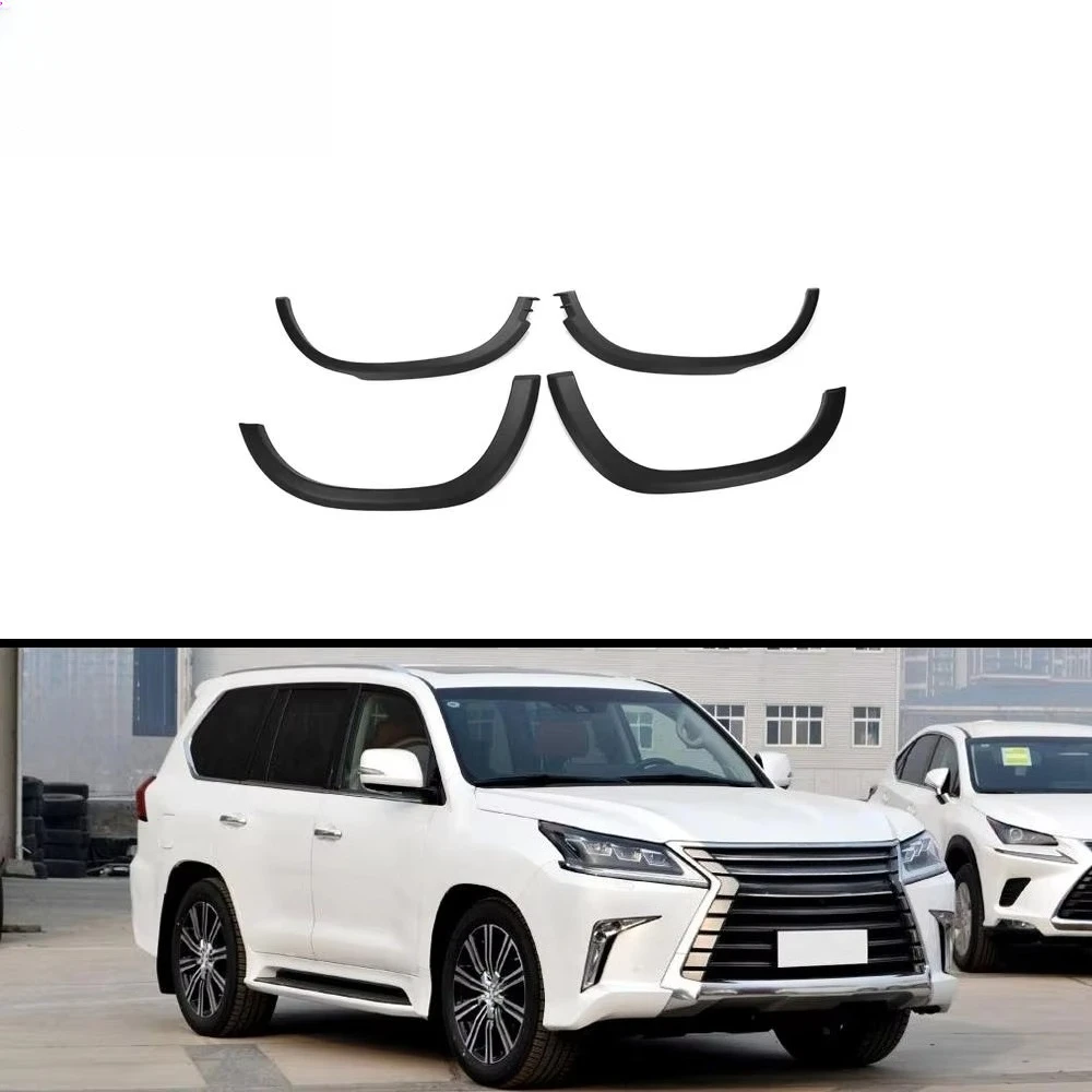 

Car Wheel Eyebrow Arch Trim Lips Fender Flares Protector for LX470 LX570 Sport Utility 4-Door 2007-2019