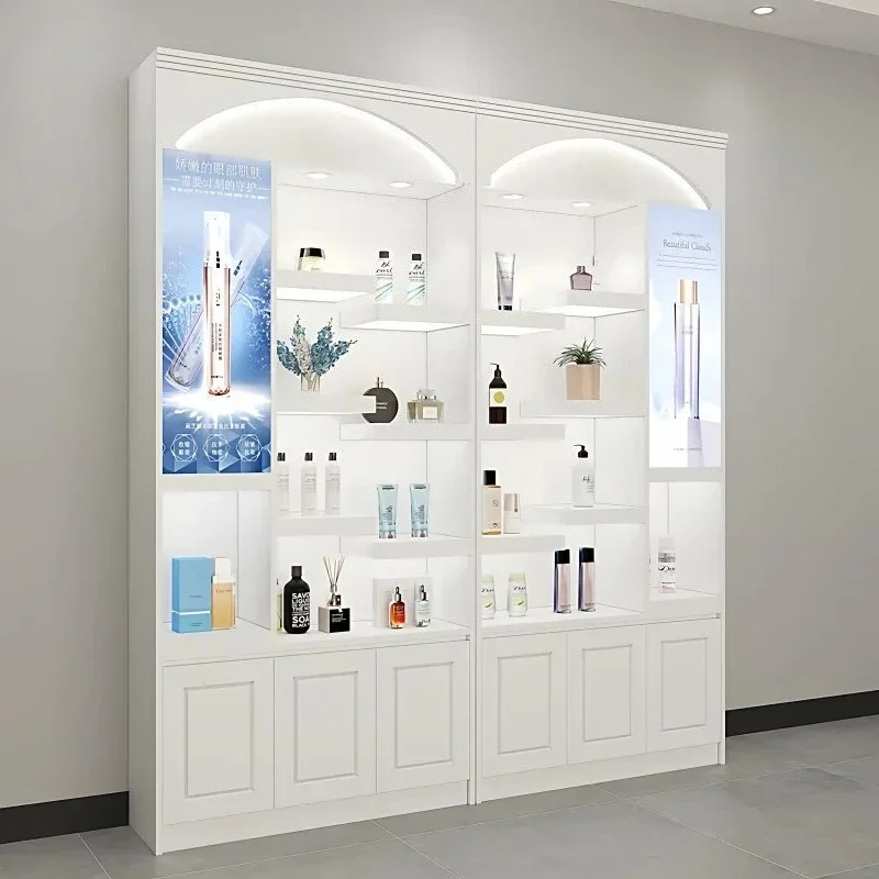 Modern Shoe Bag Display Cabinets High-grade Live Broadcast Room Goods Cabinet Beauty Salon Display Cabinet Office Furniture FYMC