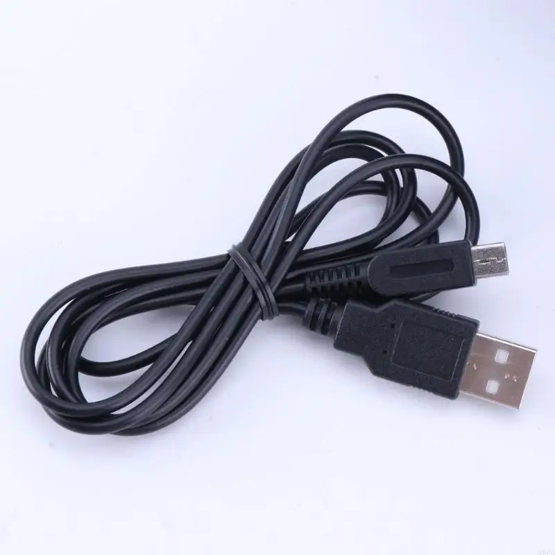Q6PA Game USB Cable for 3DS for DSi for NDSI XL Black