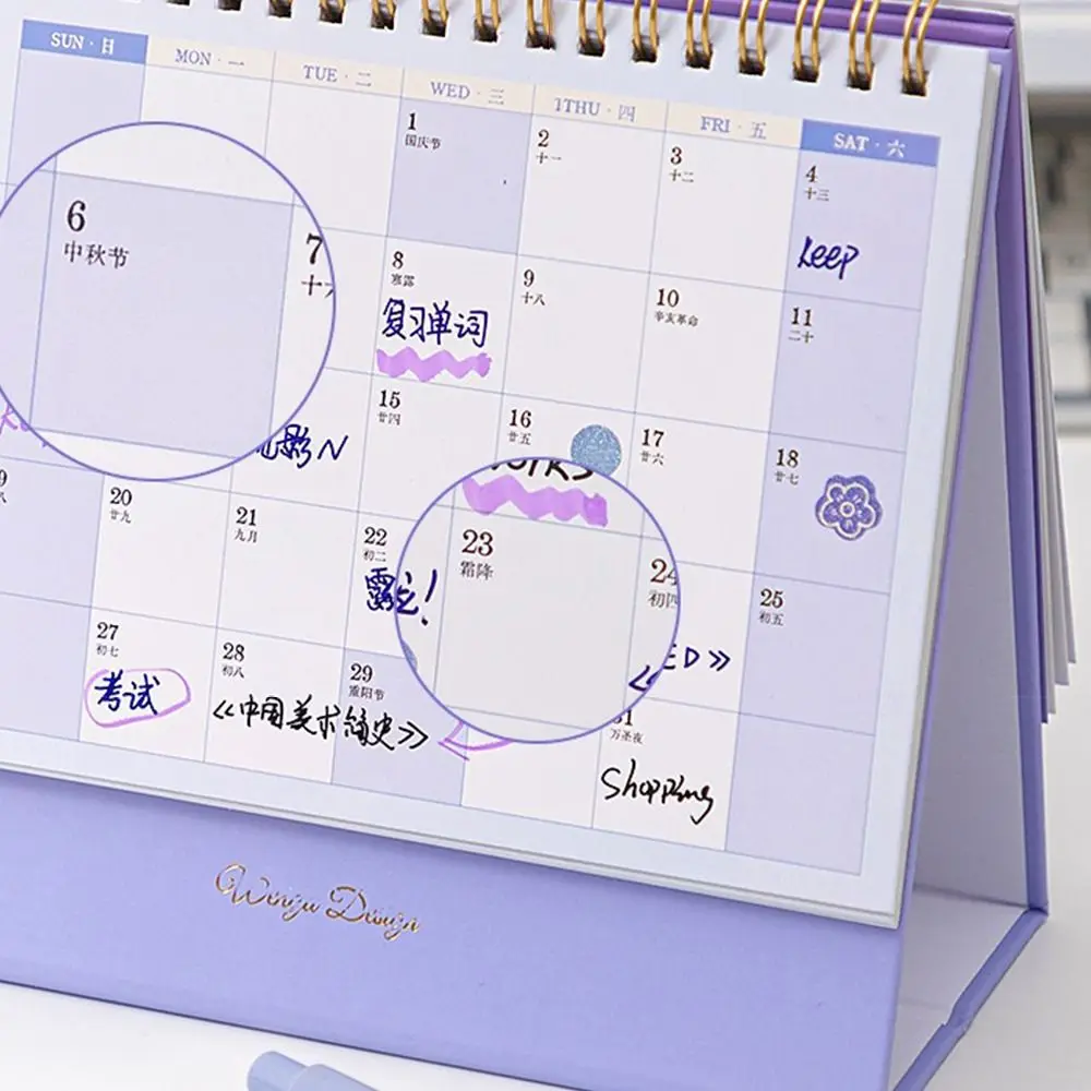 

Fashion 2026 Desktop Paper Calendar Yearly Multi-function Planner Scheduler Notebook Home Decor Agenda Organizer