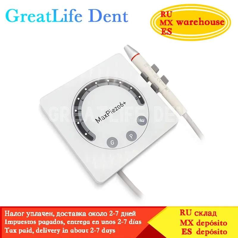 GreatLife Dent Refine MaxPiezo 6+ Electric Portable Teeth Whitening Dental Scaler Dental Scaler Piezo Dental Scaler