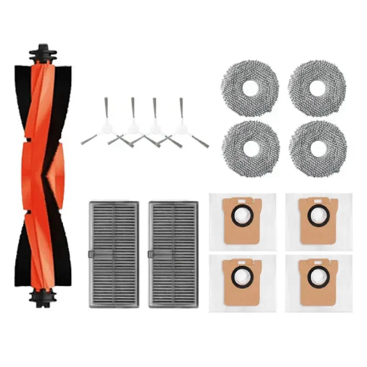 Para xiaomi mijia m30s robô aspirador de pó acessórios escova lateral principal filtro hepa mop pano saco pó peças reposição