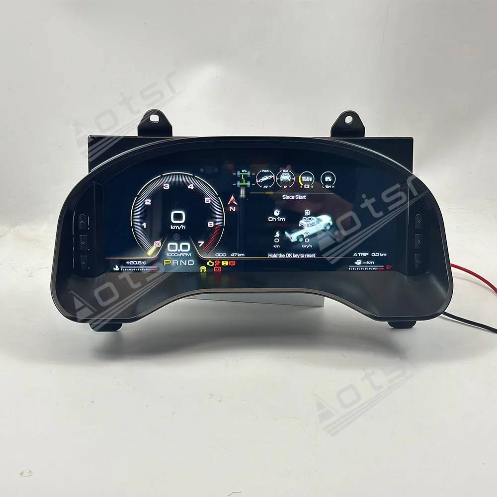 Full Digital LCD Instrument Speedometer For Toyota Tundra 2014-2020 Pickup Truck Plug and Play TPMS Oil Water Temp Slope Display
