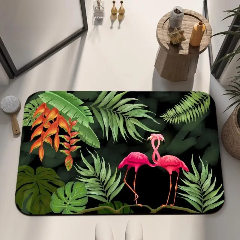 Bathroom floor mat, toilet, toilet door, diatom mud, super absorbent quick-drying foot pad, anti-drop and non-slip household