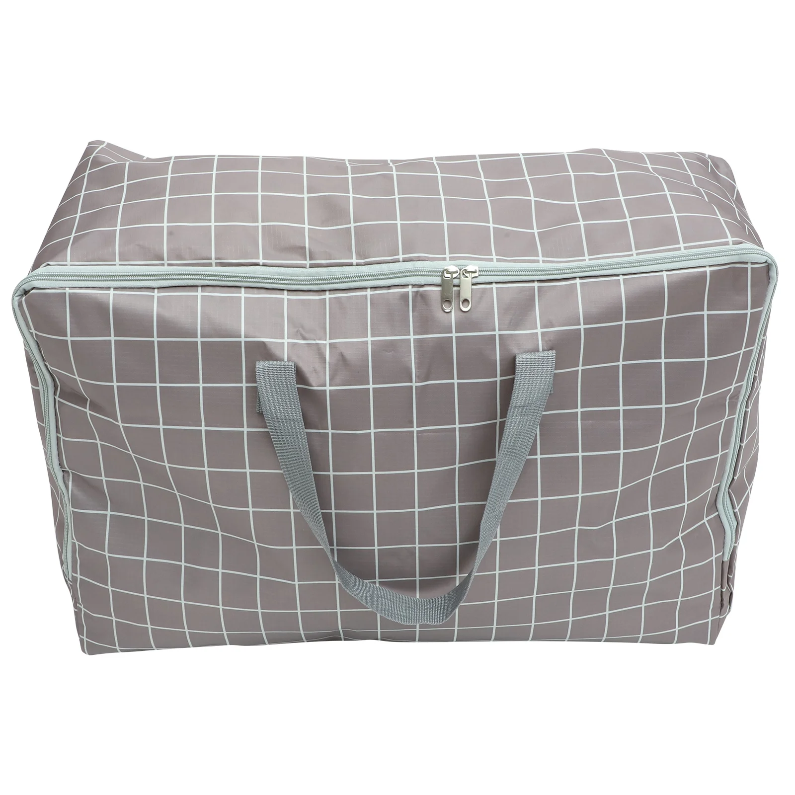 

1 pc Waterproof Quilt Storage Bag Oxford Cloth Heavy Duty Zipper Foldable Reusable Quilt Organizer For Home Moving Dorm