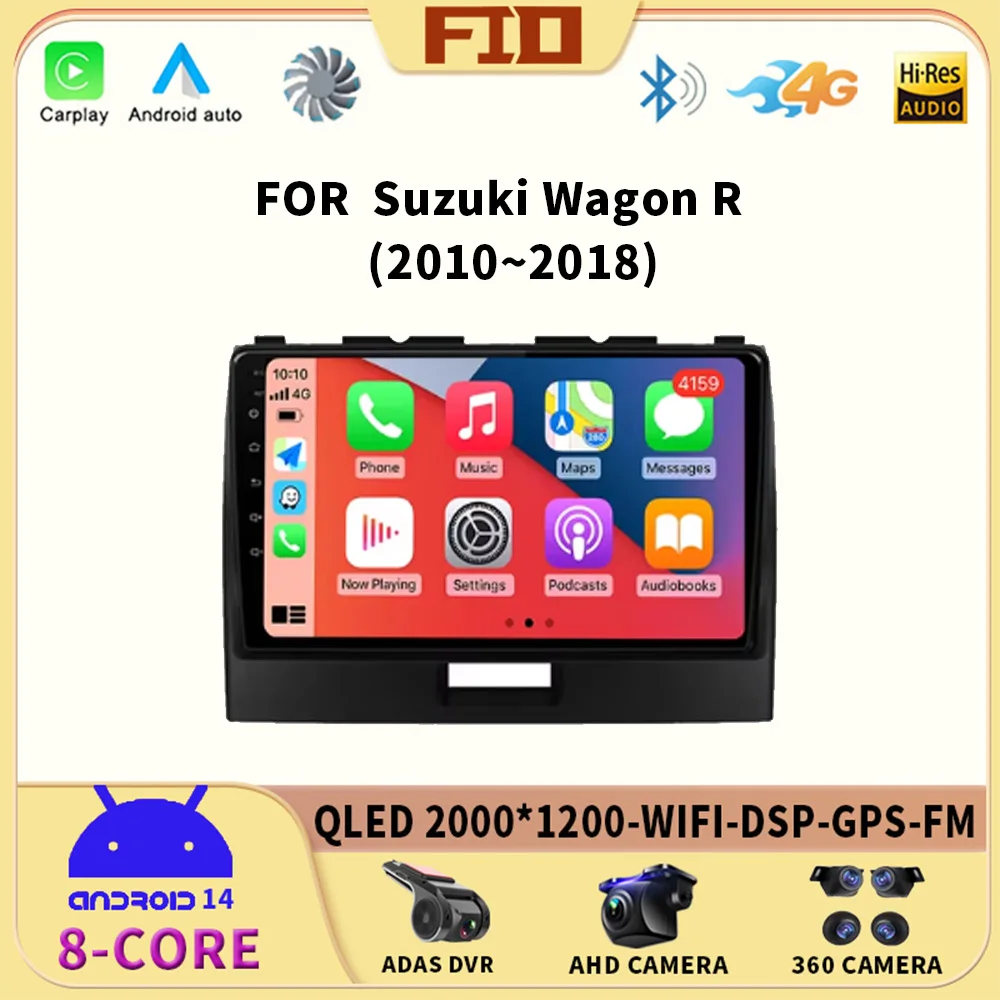 

Android 14 Carplay For Suzuki Wagon R 2010 2011 2012 2013 2014 2015 2016 2017 2018 Multimedia Car Radio Player GPS Stereo 2din