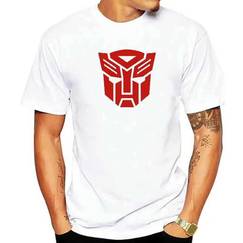 Mens Optimus T Shirts Autobot T-Shirt Graphic Tee Shirt Basic Fun Men 100% Cotton Tshirt