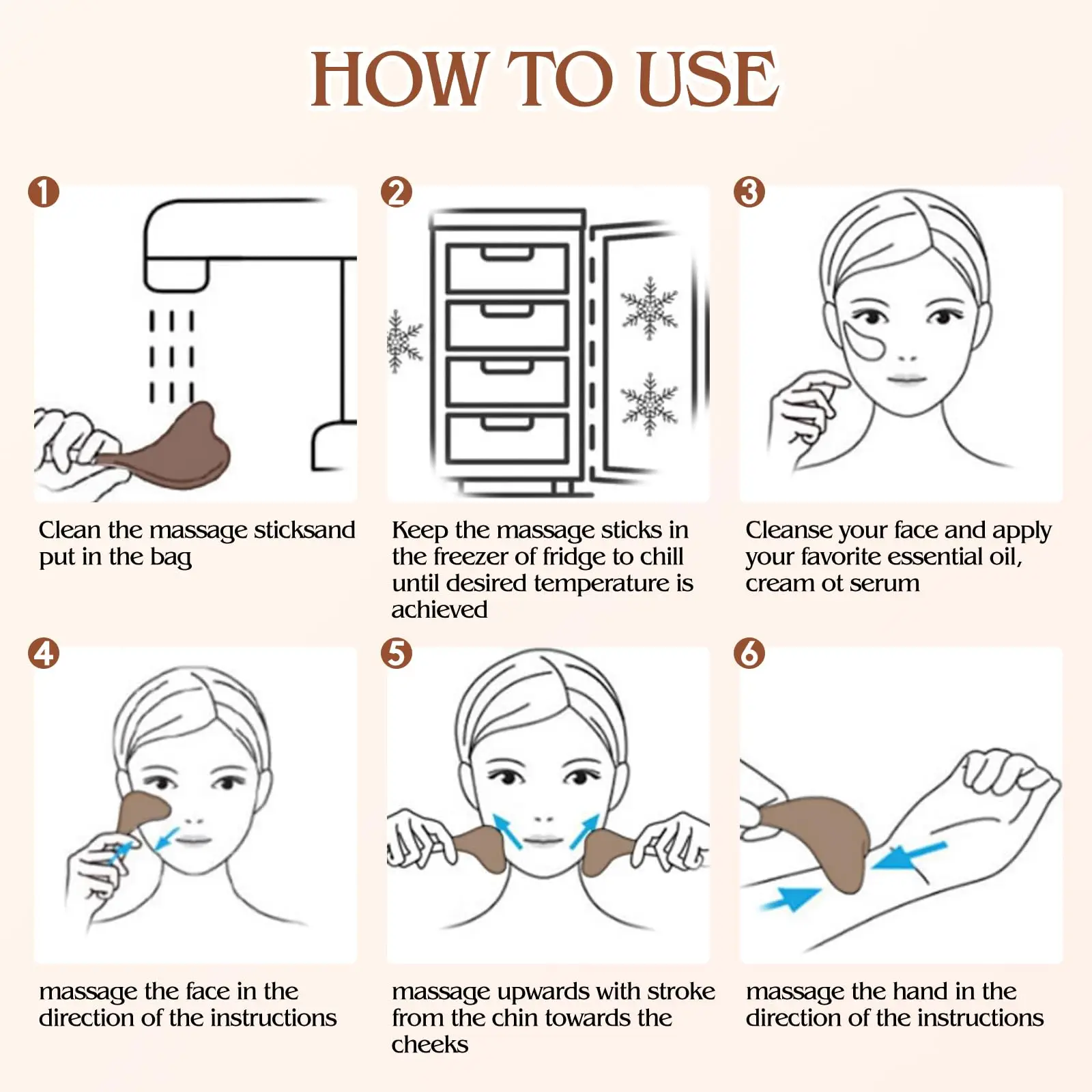 أدوات العناية ببشرة الوجه من آيس جلوبز للنساء، مستلزمات التجميل، كرات سبا للتبريد، أسطوانة باردة