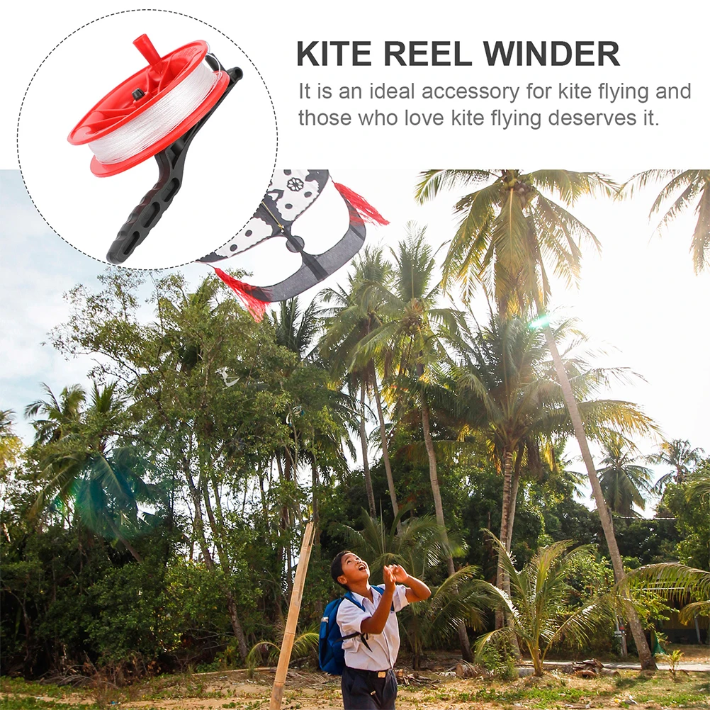 

3pcs Kite String Kite Reel Winder Outdoor Kite Accessories for Flying Kites with 100m Line (Random Style)