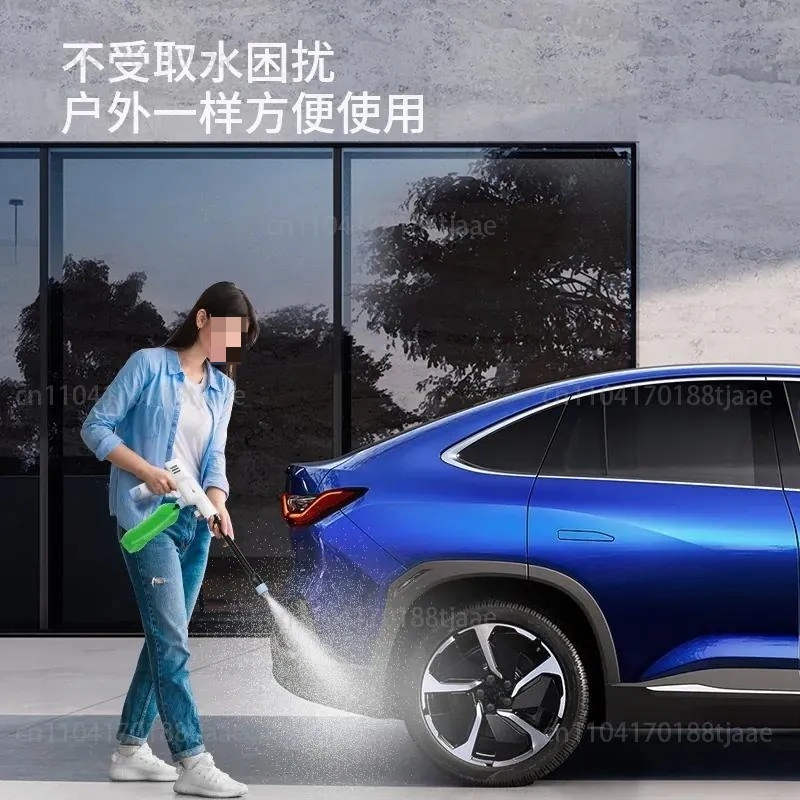 New Wireless Lithium Battery High Voltage Car Wash Machine Household Portable Water Car Motorcycle Air Conditioning