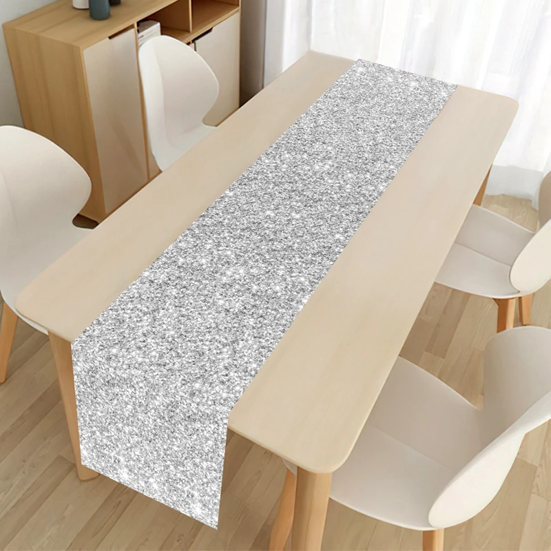 35x180cm Solid Color Table Runner Non-Woven Fabric Table Cloth Wedding Party Bridal Shower Birthday Home Christmas Decoration