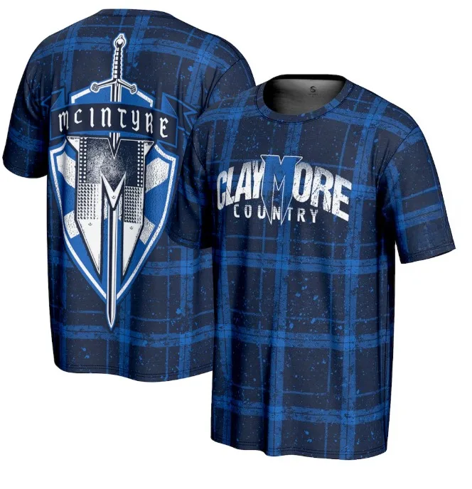 

Футболка Drew McIntyre Merch 2025, мужская футболка с короткими рукавами, топы унисекс, одежда, повседневные женские топы Y2K