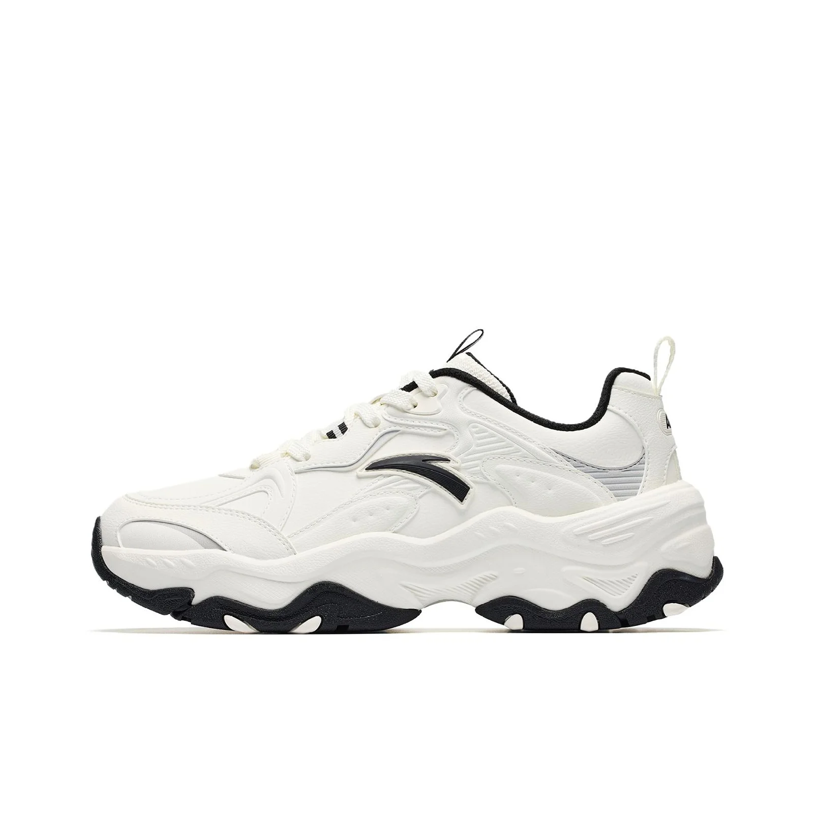 ANTA Quicksand Casual Shoes Men's Low Top Ivory White 912648819-1