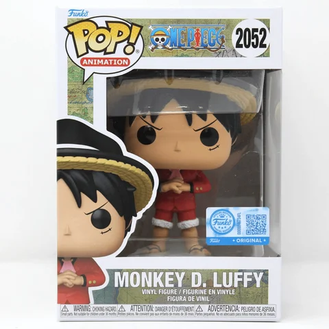 One Piece Monkey D. Luffy (Whole Cake) Funko Pop #2052 Vinyl Figure Doll Action Sculpture Toys Limited Edition Collection Gifts