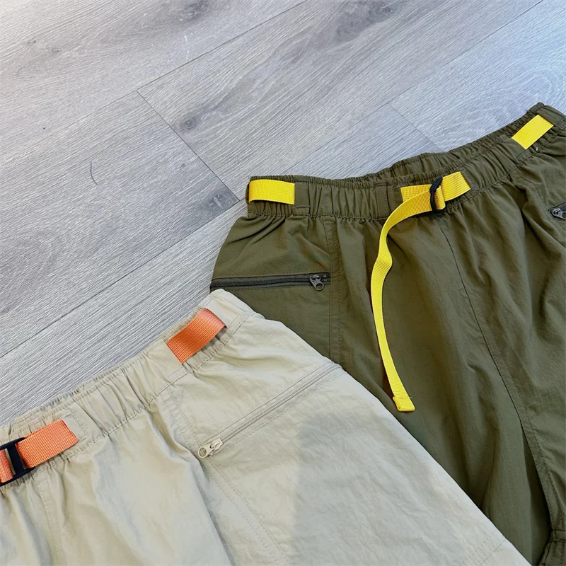 

Classic American Retro Qui Dry Loose Casual orts Outdoor Waterproof Large kets ex Workwear Summer Thin een