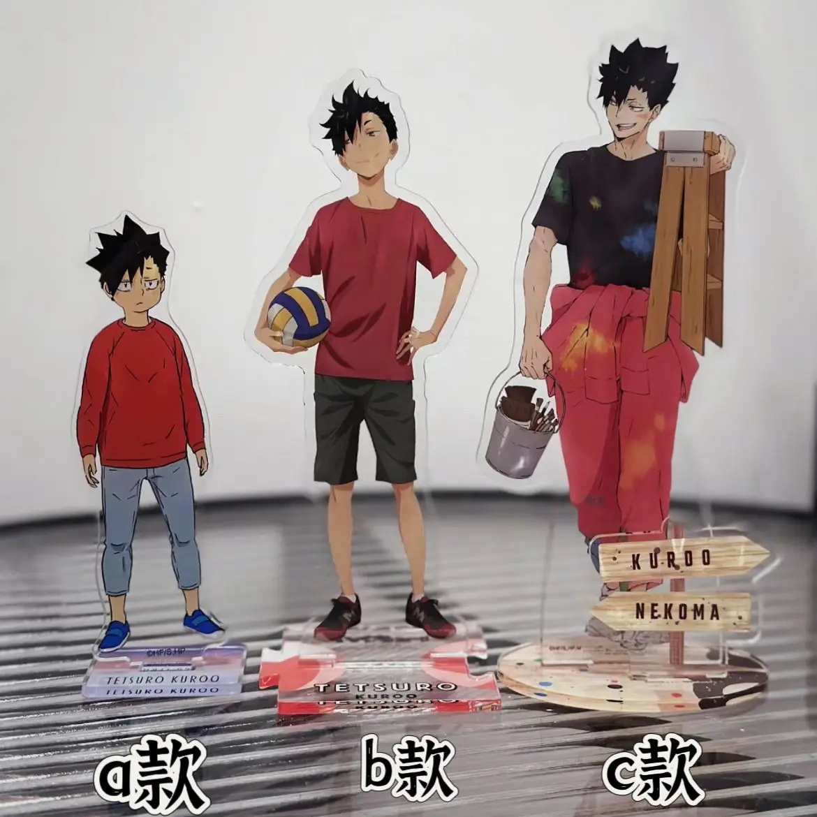 

Anime Haikyuu! Tetsurou Kuroo Cosplay Acrylic Gorgeous Standing Sign Creativity Desktop Ornament Graduation Xmas Present Presell