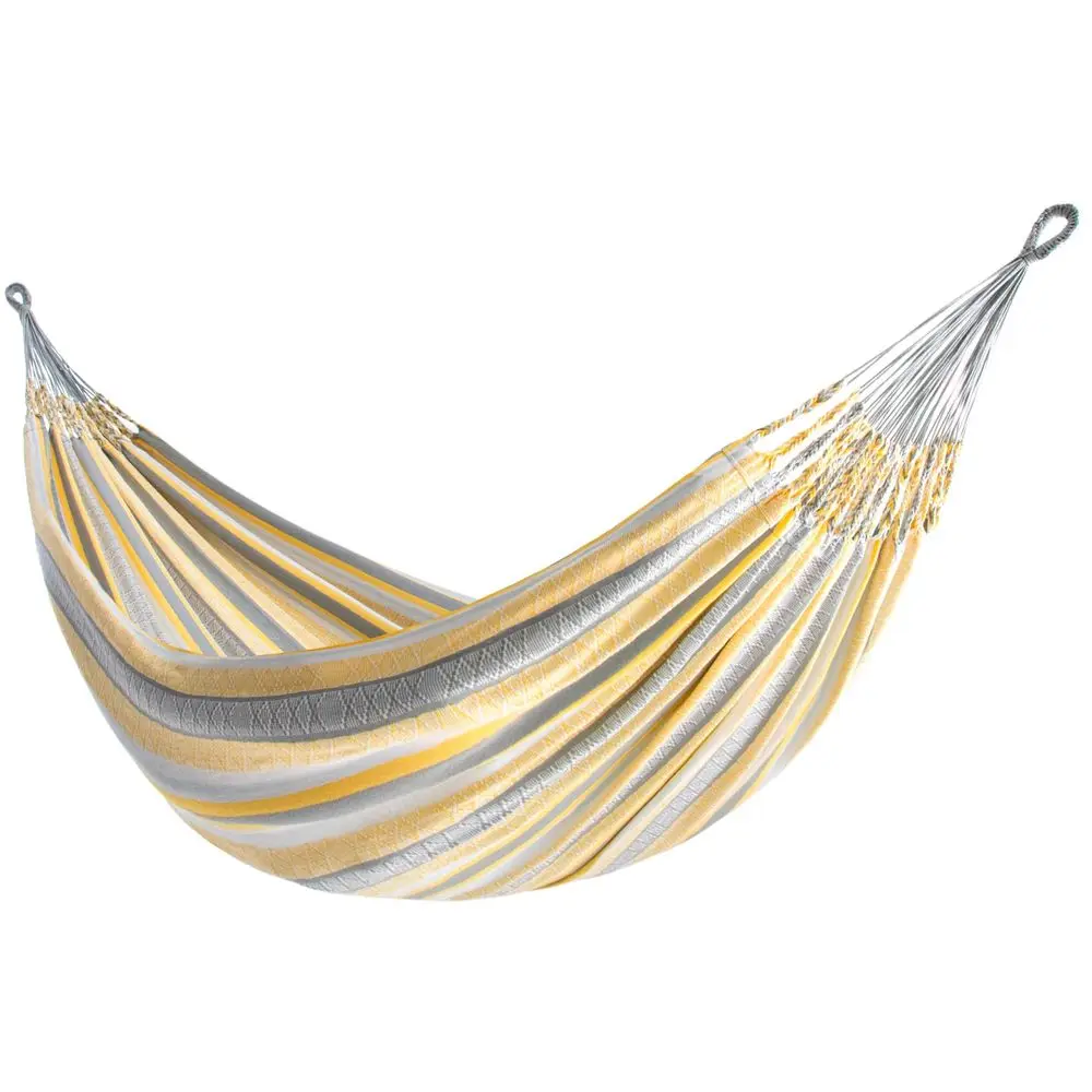 Latin Hammock Collection Vibrant 100 Cotton Double Hammock, Supports 2 Adults 450 lb Capacity Solis