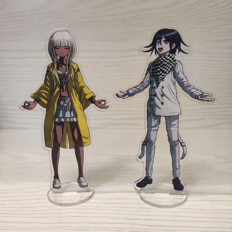 Danganronpa аниме фигурки Oma Kokichi Souda Kazuichi акриловые подставки Enoshima Junko модель 15 см тарелка декор стола игрушка подарок на день рождения
