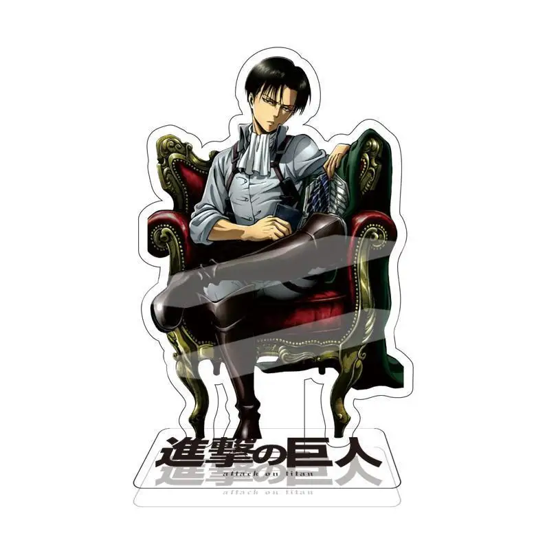 Anime Attack On Titan Acrylic Stand Shingeki No Kyojin Figures Miniatures Manga Figurines Garage Kits Model Toys Ornaments Decor