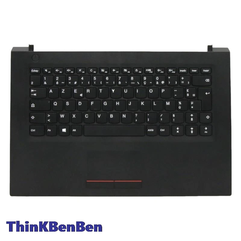 FR Keyboard hitam Perancis penutup cangkang Palmrest casing atas untuk Lenovo V110 14 14IKB 14IAP Cover