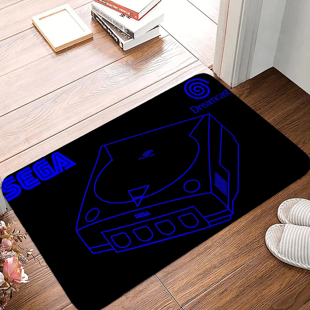 Kitchen Foot Mat for Hallway on the Floor Sega Dreamcast Bathroom Rug Doormats for Entrance Door Doormat Bedroom Mats Customized