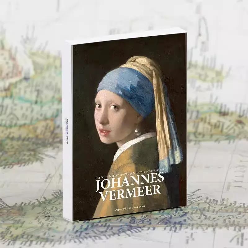 ‌ 30-teiliges Johannes Vermeer Art-Postkarten-Set – das Mädchen mit Perlenohrring, Ölgemälde-Grußkarten für Kunstliebhaber und Geschenke